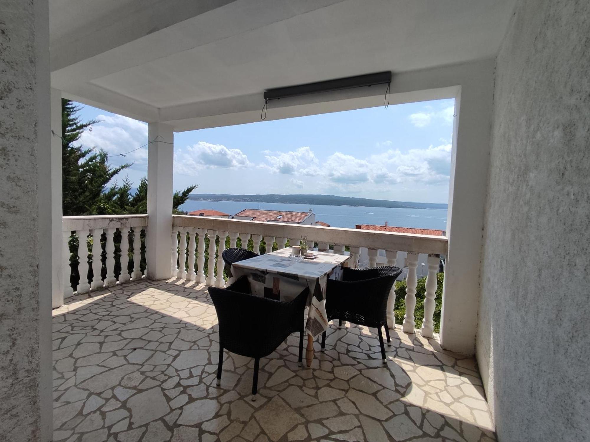 Panorama View Close Sandy Beach 100M To Talasoterapija, Crikvenica Dış mekan fotoğraf