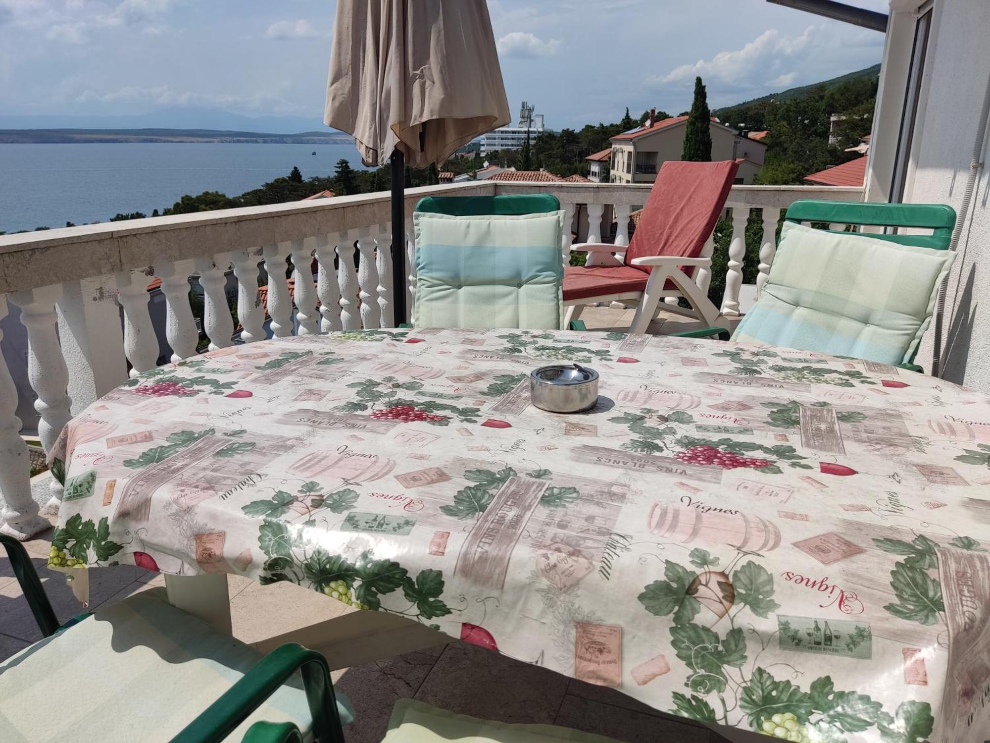 Panorama View Close Sandy Beach 100M To Talasoterapija, Crikvenica Dış mekan fotoğraf